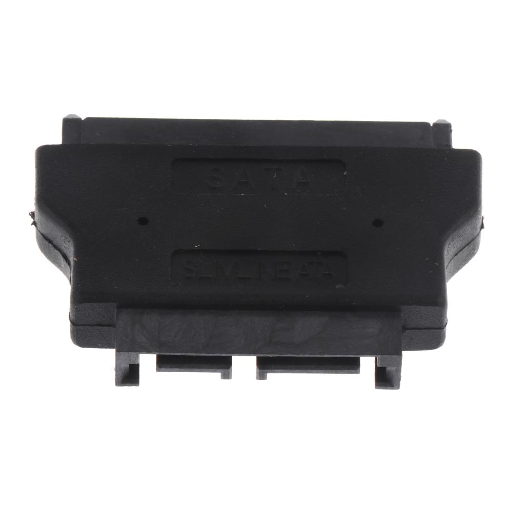 3.5'' Inch SATA 22Pin Female To Slim SATA 13Pin Male Adapter Converter X2