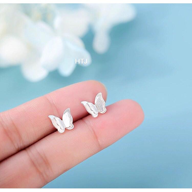 Bông tai bạc hình bướm MS45