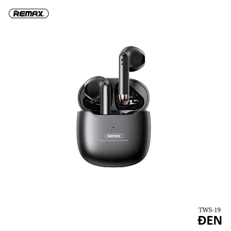 Tai Nghe REMAX TWS-19 Kết Nối Bluetooth Không Dây Chất Lượng Cao - Hàng Chính Hãng