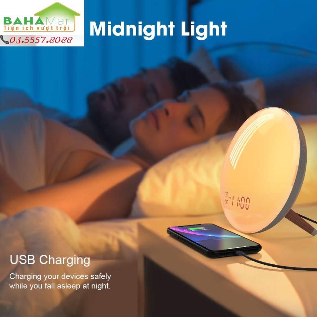 MẶT TRỜI THÔNG MINH - ĐỒNG HỒ BÁO THỨC ĐỔI MÀU NGHE FM VÀ GHI ÂM "BAHAMAR" được dùng vừa làm đồng hồ báo thức, nghe nhạc
