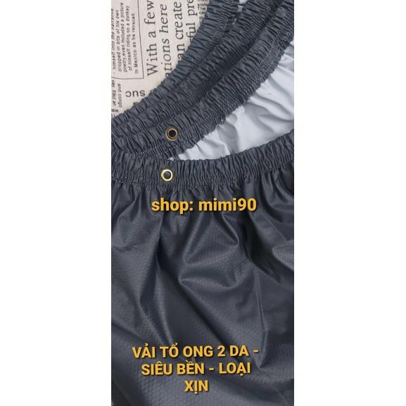 Túi hứng nước xịt rửa điều hòa, áo vệ sinh máy lạnh vải tổ ong màu xám bạc như hình