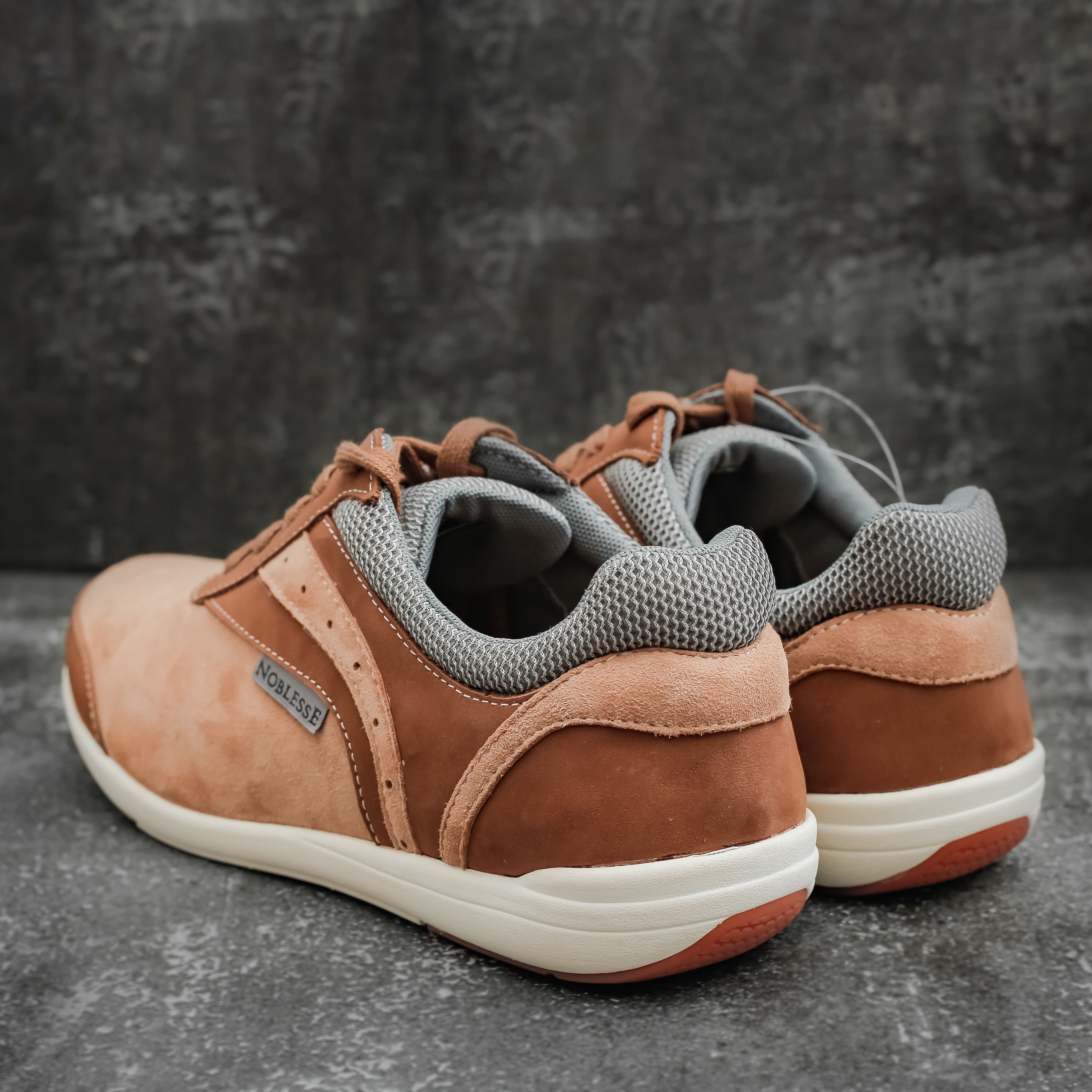 Giày thể thao nam thời trang sneaker da lộn cao cấp , siêu nhẹ mẫu mới nhất 2020 - màu nâu