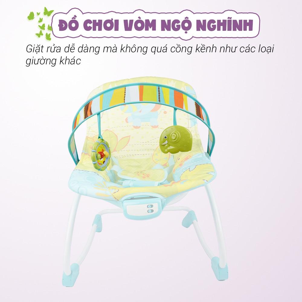 Ghế rung, bập bênh kiêm ghế ngồi trẻ em 2 vị trí ngả với 12 bài nhạc Mastela 6903/6904 - Bảo hành chính hãng 1 năm