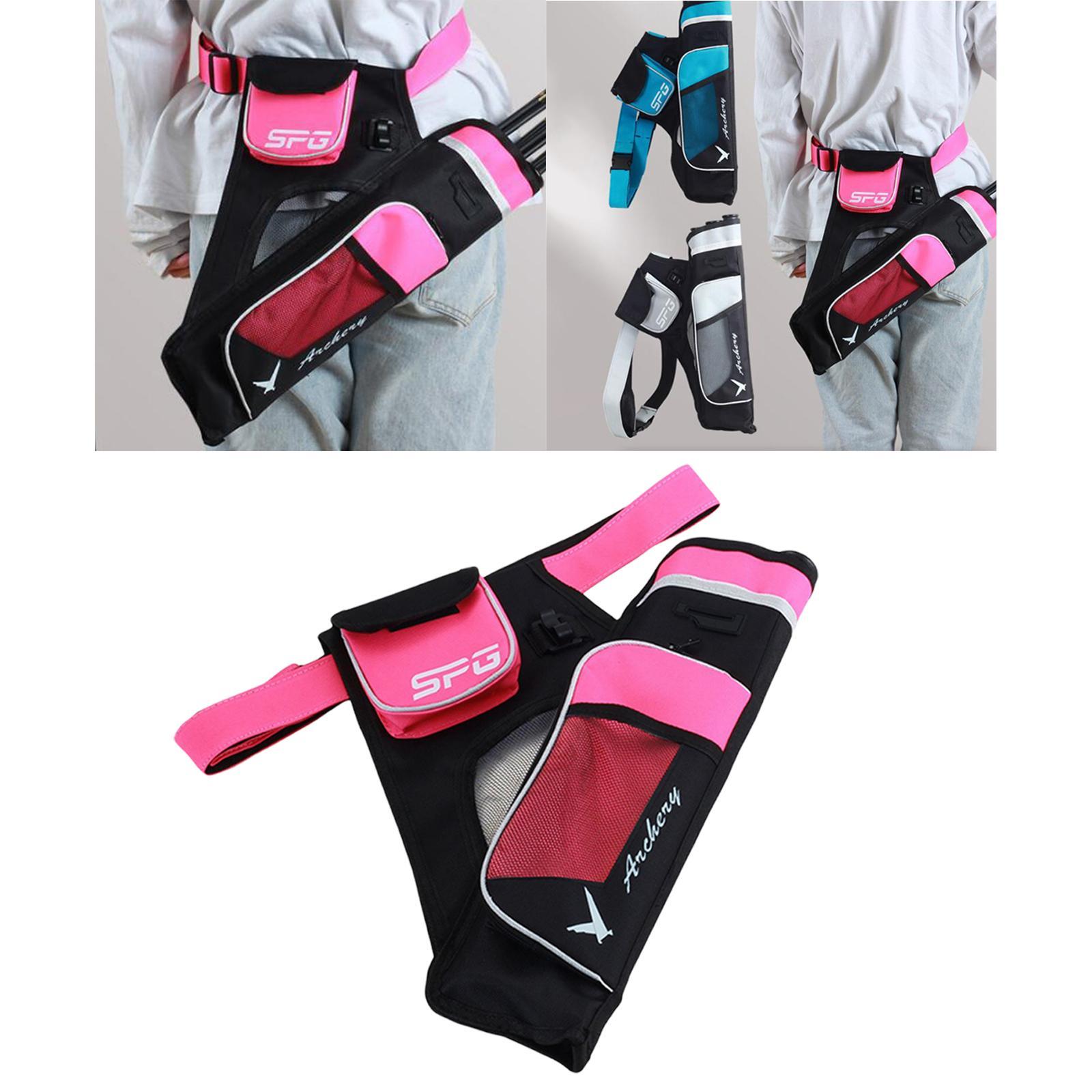 3 Tube Quiver Waist Bag Holder for Recurve Compound Bow Practice