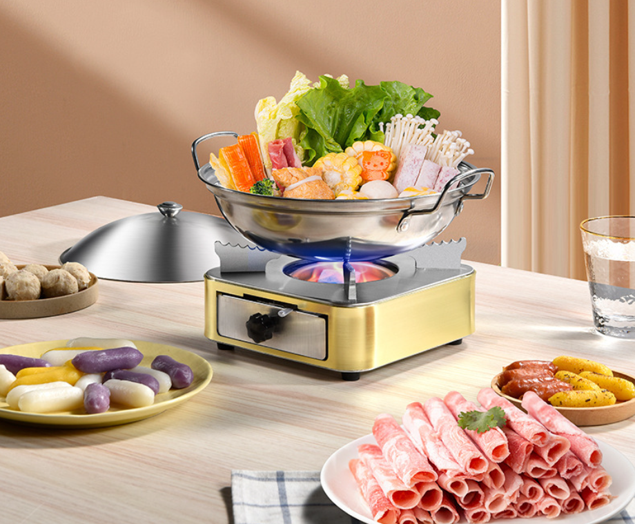 Bếp Cồn Chịu Nhiệt Inox 304 Thiết Kế Ngăn Kéo Đựng Cồn Tiện Nghi