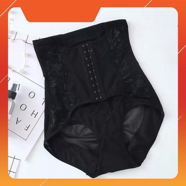 Quần gen nịt bụng cạp cao móc cài cao cấp, quần ken định hình bụng cạp cao móc cài