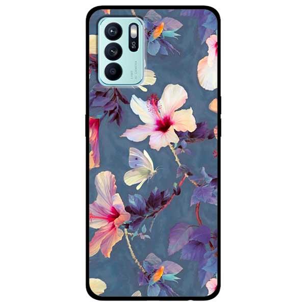 Ốp lưng dành cho Oppo Reno 6 - Reno 6 5G - Reno 6Z 5G - Hoa Bướm Trắng