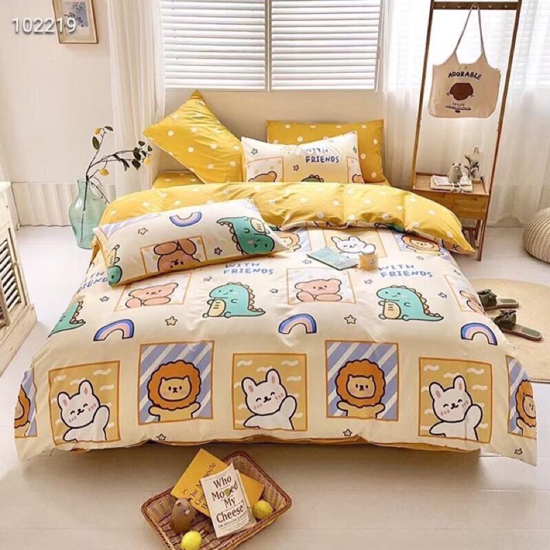 Bộ chăn ga gối Cotton Living 4 món