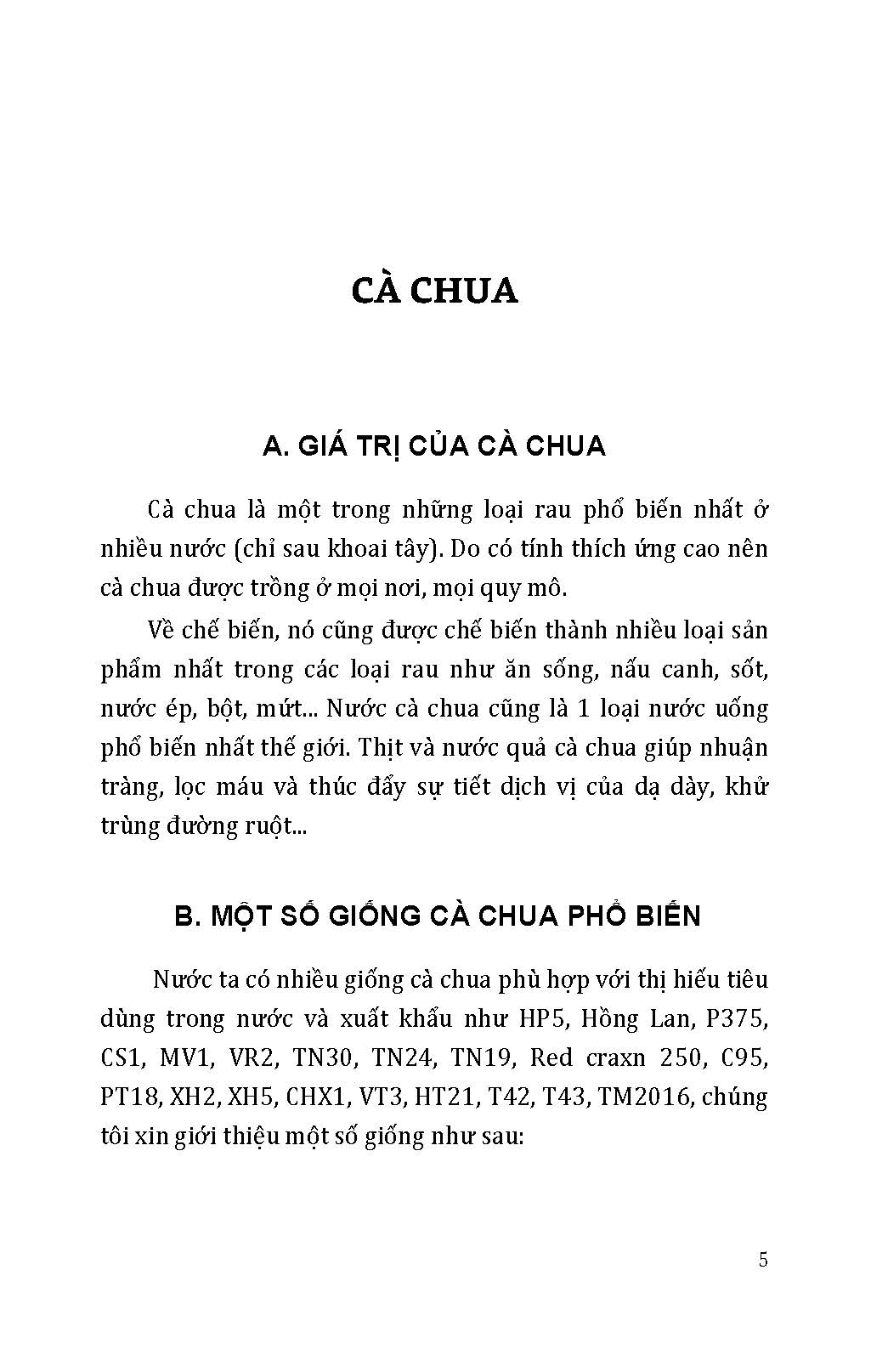 Kỹ Thuật Trồng, Chăm Sóc Cho Năng Suất Cao: Cà Chua, Cà Tím, Khoai Tây, Ngô, Đậu