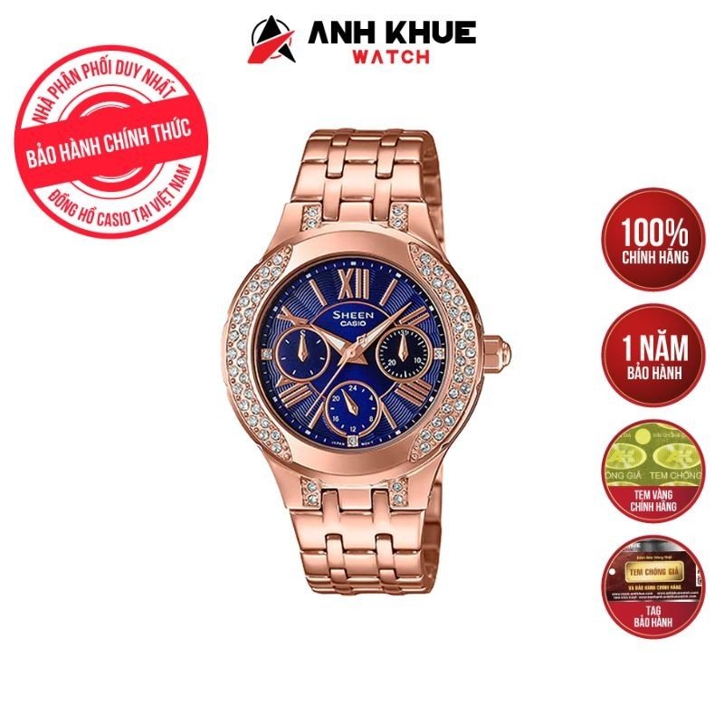 Đồng hồ Casio Nữ Sheen SHE-3809PG-2AUDF