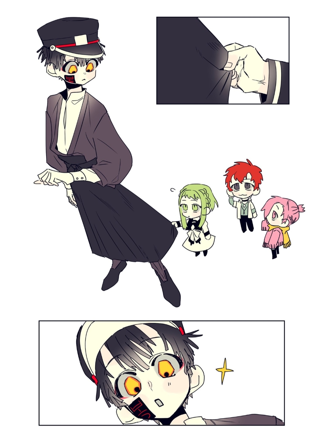 những mẫu truyện nhỏ của hanako do fan vẽ chapter 8 1