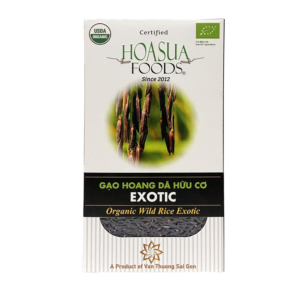 Gạo lứt đen hoang dã hữu cơ Exotic Hoa Sữa 1kg, Gạo tốt cho sức khỏe, Gạo hữu cơ tốt cho người bị tiểu đường, thiếu máu