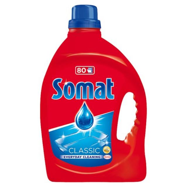 Nước rửa bát chén Somat dạng Gel 2000ml dùng cho máy rửa bát chén ly