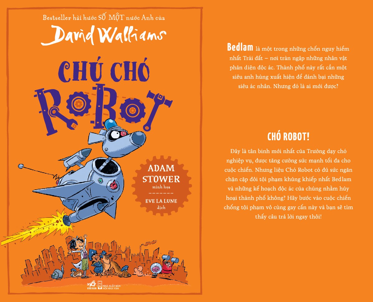 Sách - Chú chó Robot (David Walliams) (Nhã Nam Official)