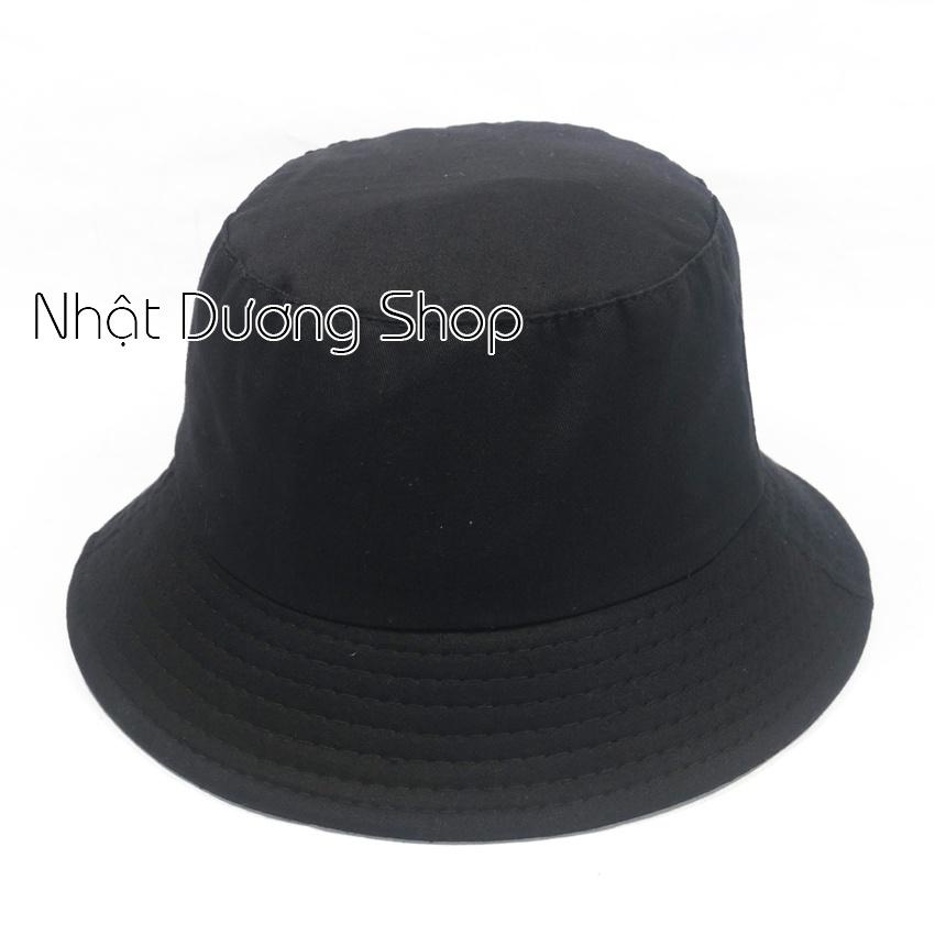 Nón bucket 1 mặt, mũ tai bèo vành nhỏ - Chất liệu cotton thoáng mát phù hợp cả nam và nữ