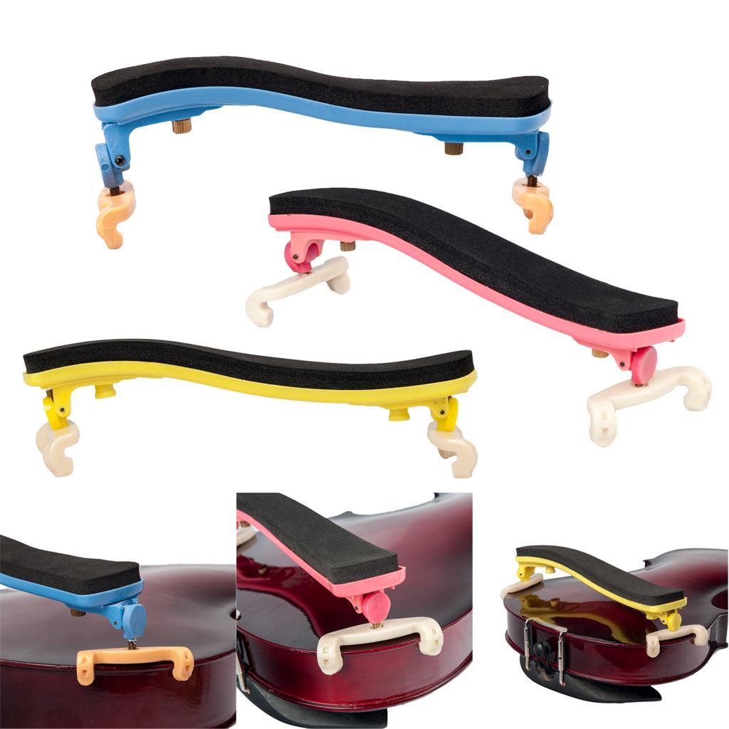 Adjustable Violin Shoulder Rest for 4/4 3/4 Size Violins