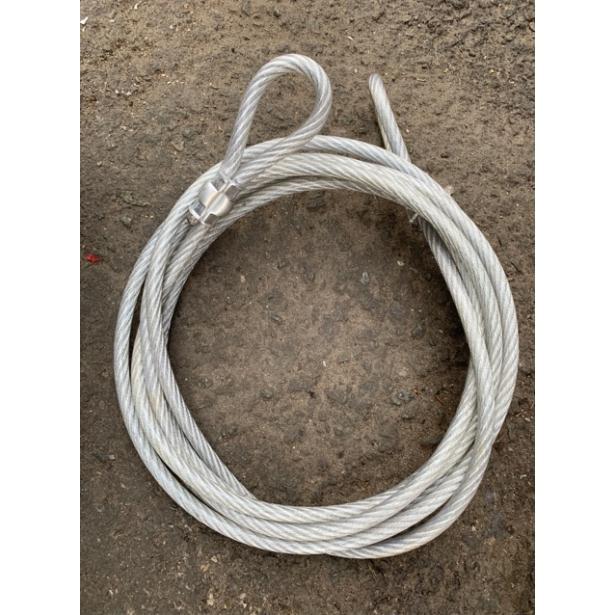 Cáp khoá xe cáp bọc 10mm chống cắt từ 60cm - 10m - capthepgiasi