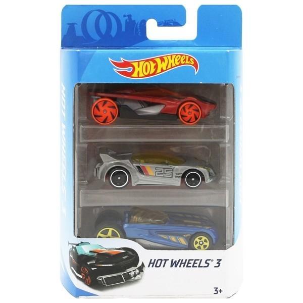 Bộ 3 Siêu Xe Hot Wheels K5904 (Mẫu Sản Phẩm Bên Trong Là Ngẫu Nhiên)