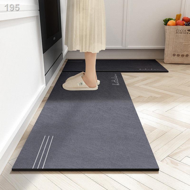 Thảm trải sàn nhà bếp có thể lau, không cần lau chân chống bụi bẩn, thấm dầu và nước gia dụng lâu trơn trượt,
