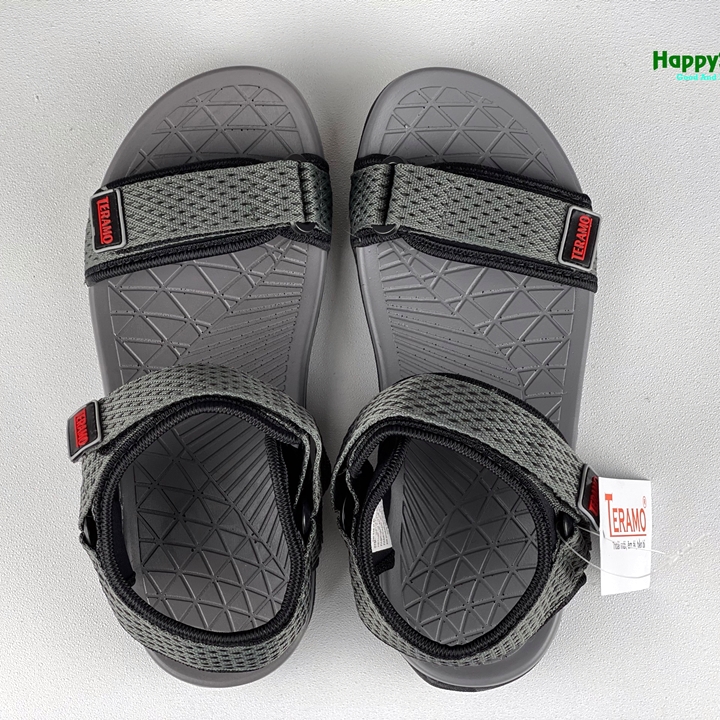 Giày sandal, dép sandal nam Teramo đế cao su nguyên chất, siêu nhẹ, quai dù chắc chắn, đế có rãnh chống trượt an toàn, TRM HỌA TIẾT