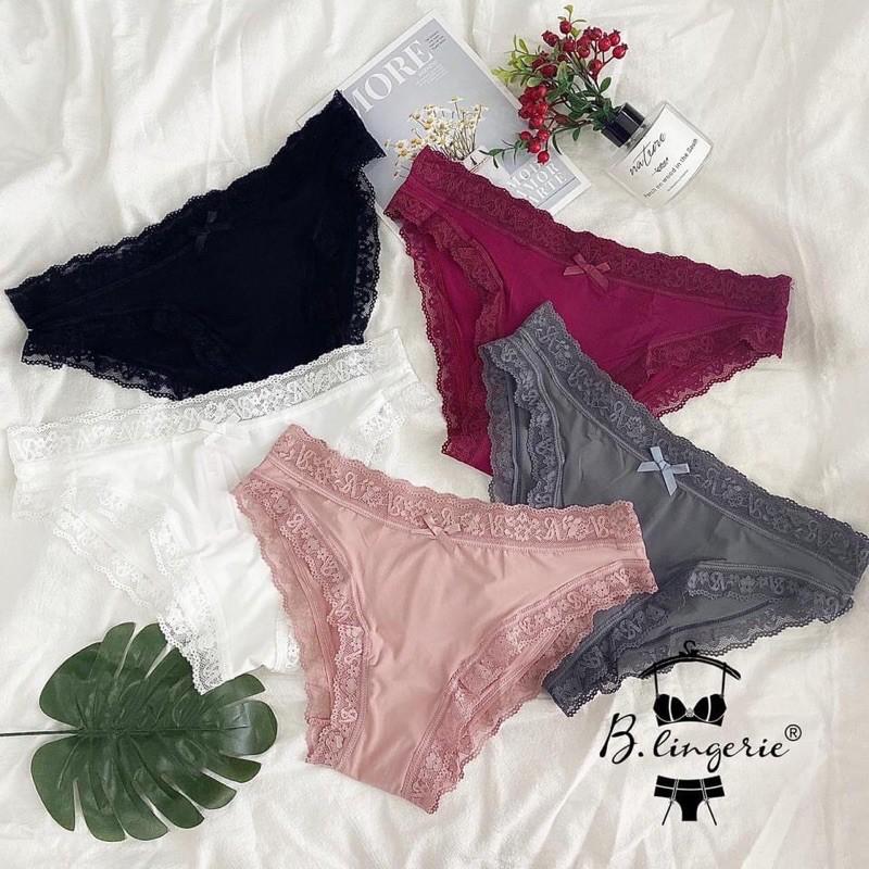 Quần Lót Thun Mềm Nữa Mông - B.Lingerie