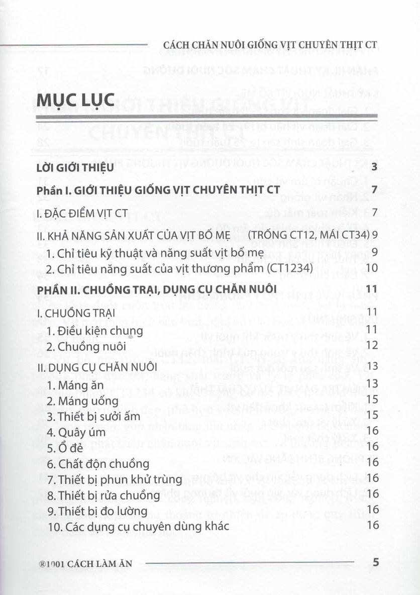 Cách Chăn Nuôi Giống Vịt Chuyên Thịt CT
