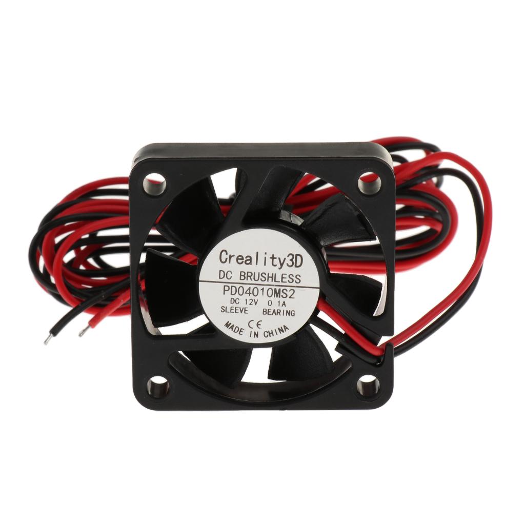 40x40x10mm 12V 0.1A Brushless DC Cooling Fan Oil Bearing 2pin for 3D Printer