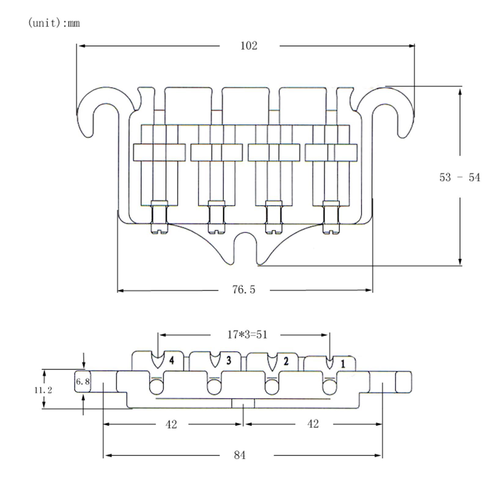 Bass Bridge String Bass String Bridge Bass