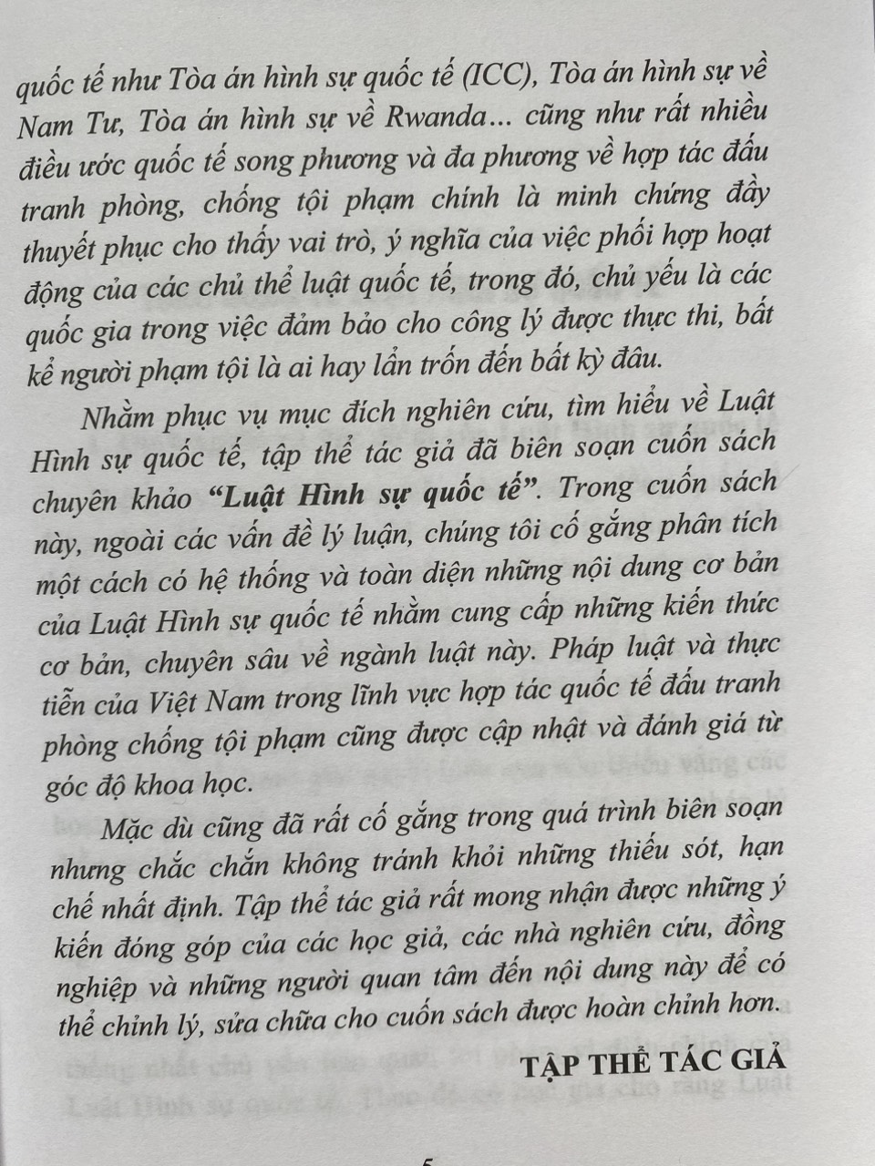 Luật Hình Sự Quốc Tế