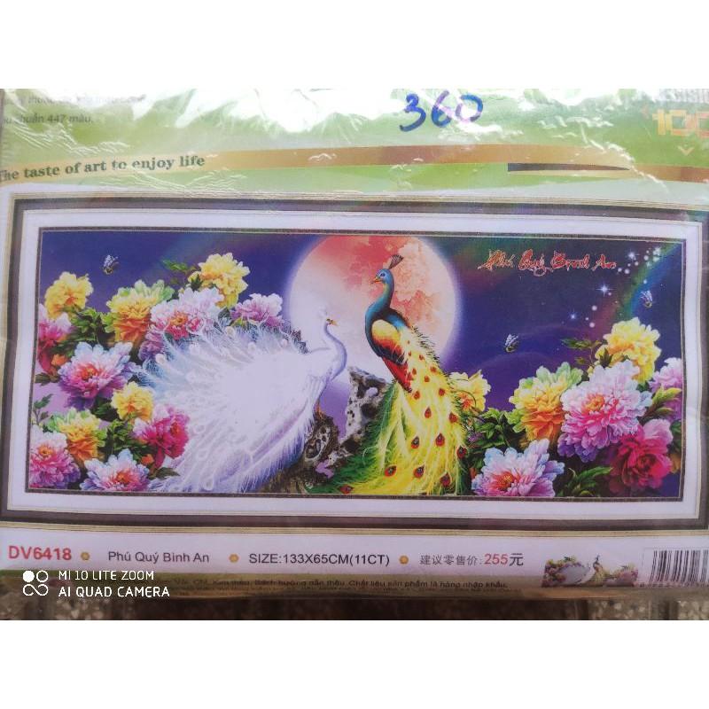 Tranh thêu 5d công dv6418