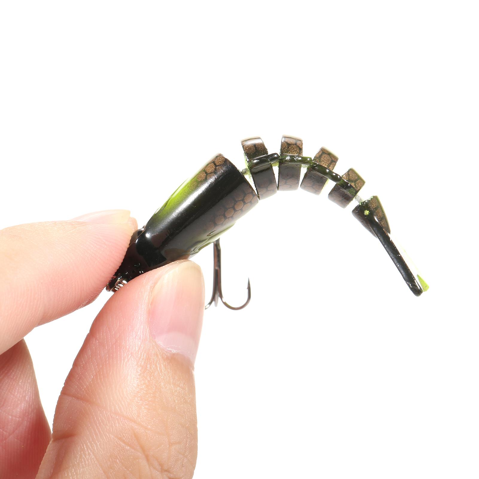 Multi Jointed Swimbait 6cm 4.7g 6 Segment Lifelike Artificial Mini Hard Swim Bait Crankbait Fishing Lure