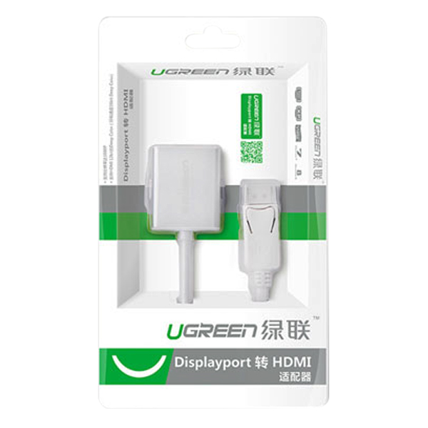 Cáp Chuyển Đổi DisplayPort Sang HDMI Ugreen 20411 - Hàng Chính Hãng