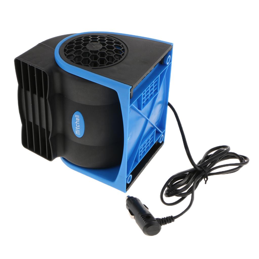 2xCar Truck Cooling Air Fan 12V 2 Speed Silent Cooler Fan w/ Cigarette Lighter