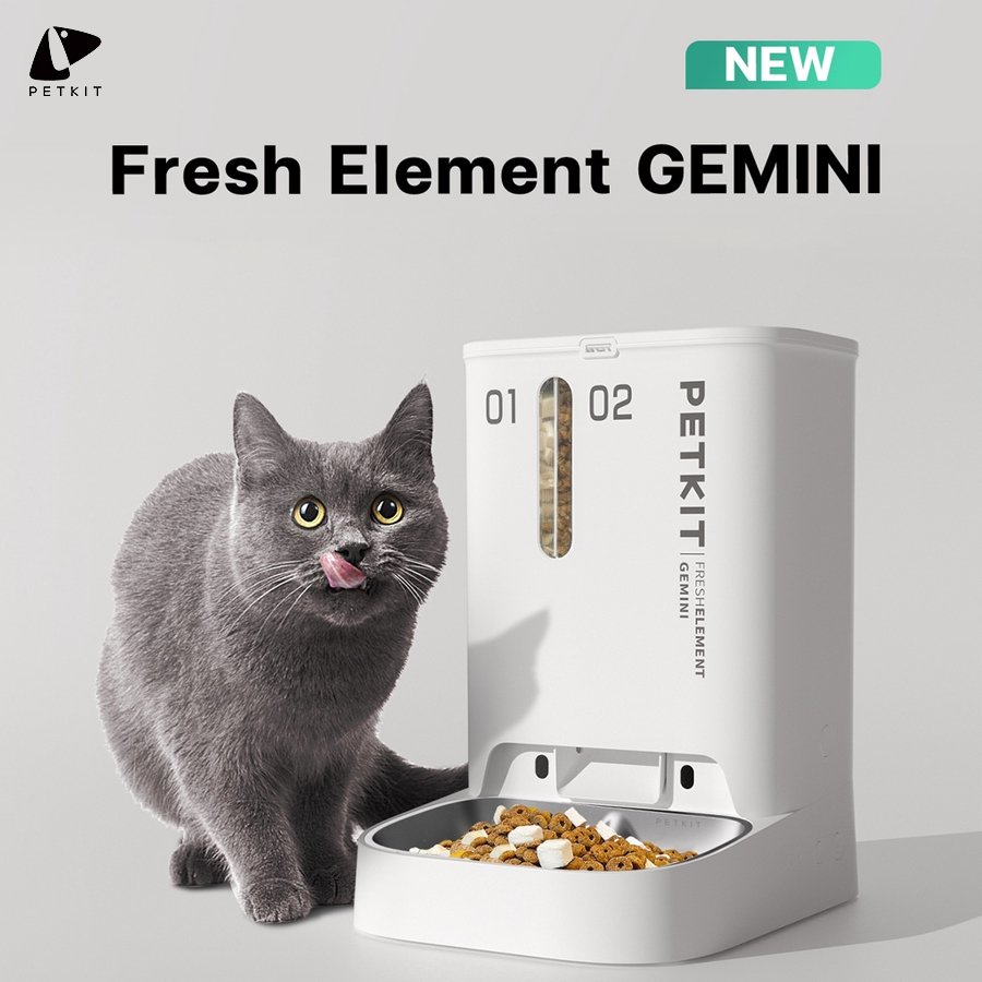 Máy cho ăn tự động Petkit Gemini - PETKIT FRESH ELEMENT GEMINI