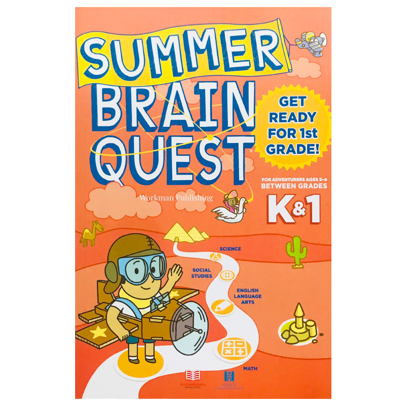 Sách summer brain quest K1 ( 5 - 6 tuổi )