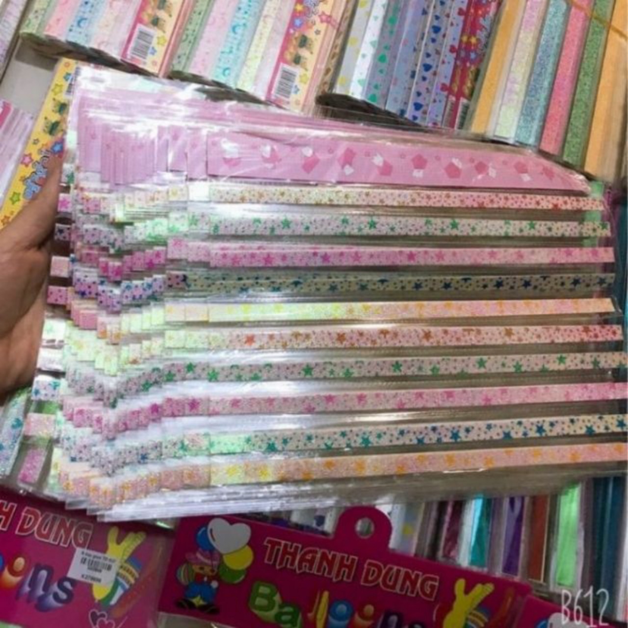 Combo 10 xấp 500 tờ giấy xếp ngôi sao dạ quang đẹp giá rẻ ✓ giấy xếp ngôi sao ✓ giấy gấp ngôi sao ✓ giấy xếp origami