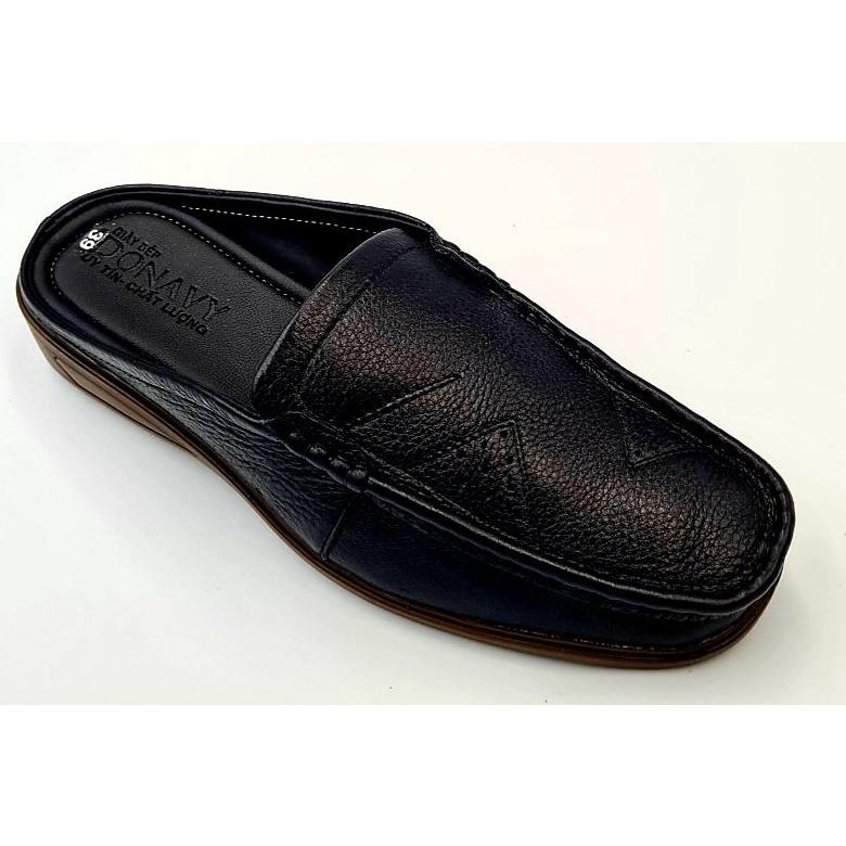 GIÀY LƯỜI NAM DA BÒ THẬT 100% KHÂU ĐẾ CHẮC CHẮN BAO ĐI NƯỚC
