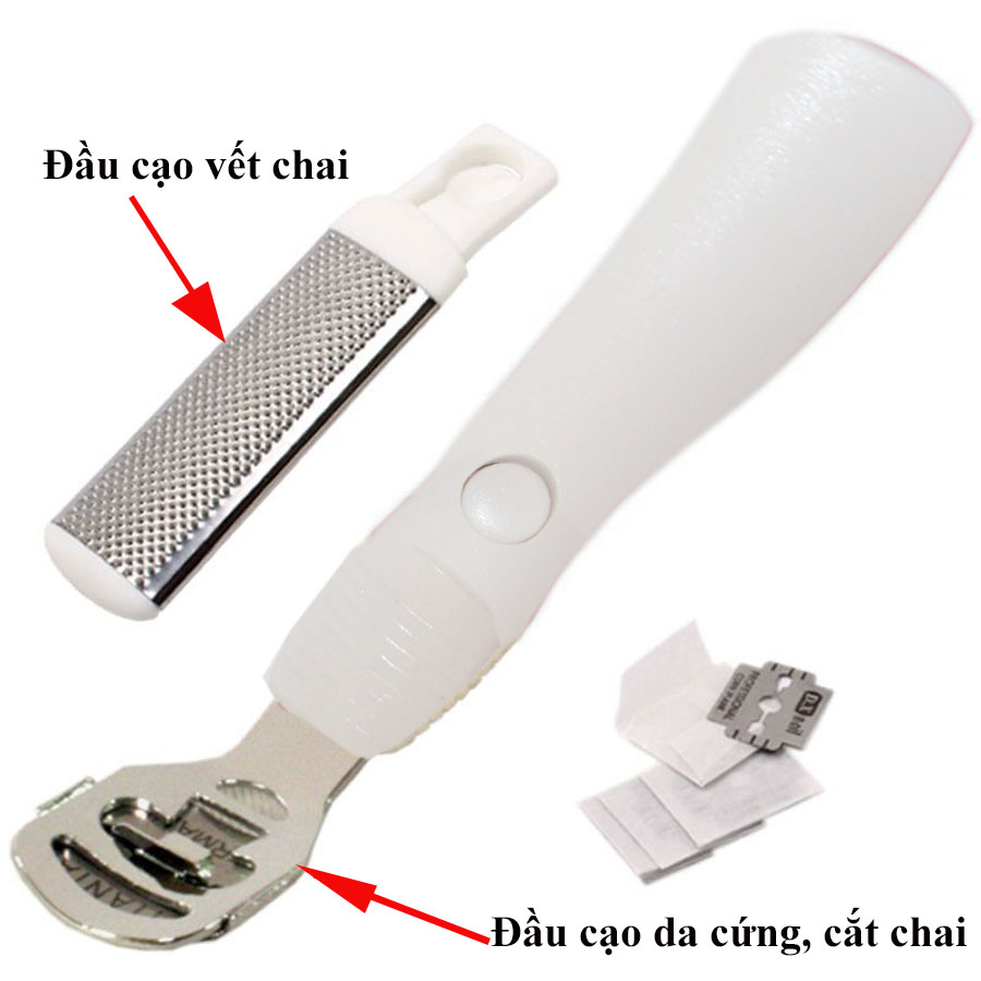 Bộ dụng cụ chà gót chân, cắt chai chân,nạo gót chân, chăm sóc bàn chân Multi-purpose Cuticle Removal Pedicure Tool Kit thiết kế Nhật Bản- MNS040