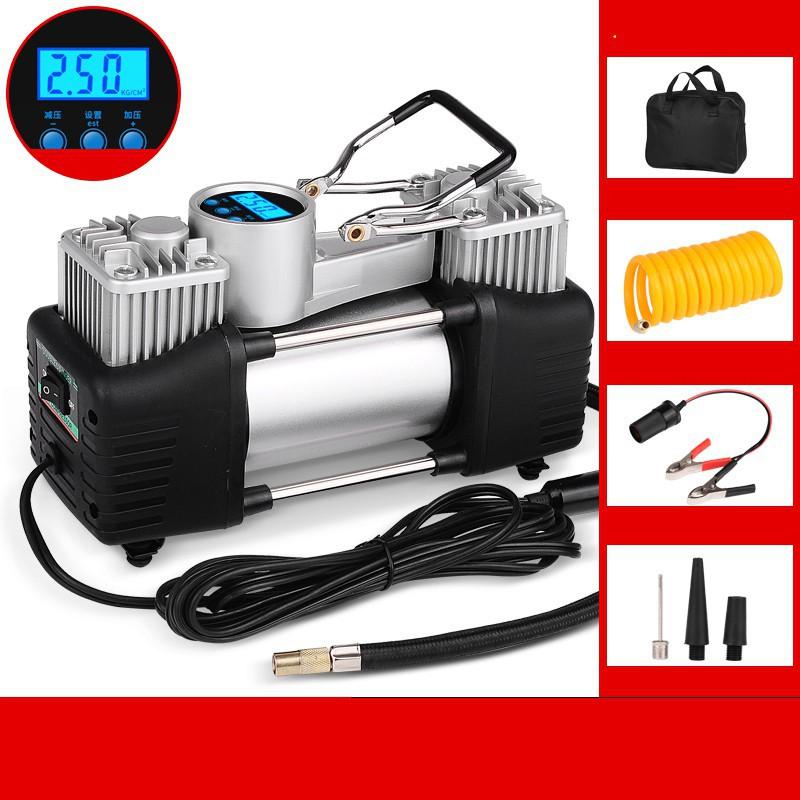 Bơm Ô Tô 2 Piston Xylanh AIR COMPRESSOR Công Suất Lớn Siêu Khỏe Siêu Nhanh