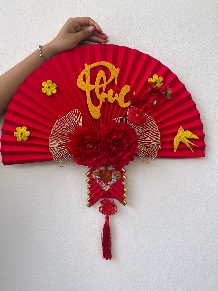Vòng hoa, mẹt hoa, quạt hoa treo – Nhiều mẫu mã – Đường kính từ 30 đến 40 cm – Cây giả, hoa lụa decor trang trí Tết – Vòng treo phong thuỷ, hút tài lộc