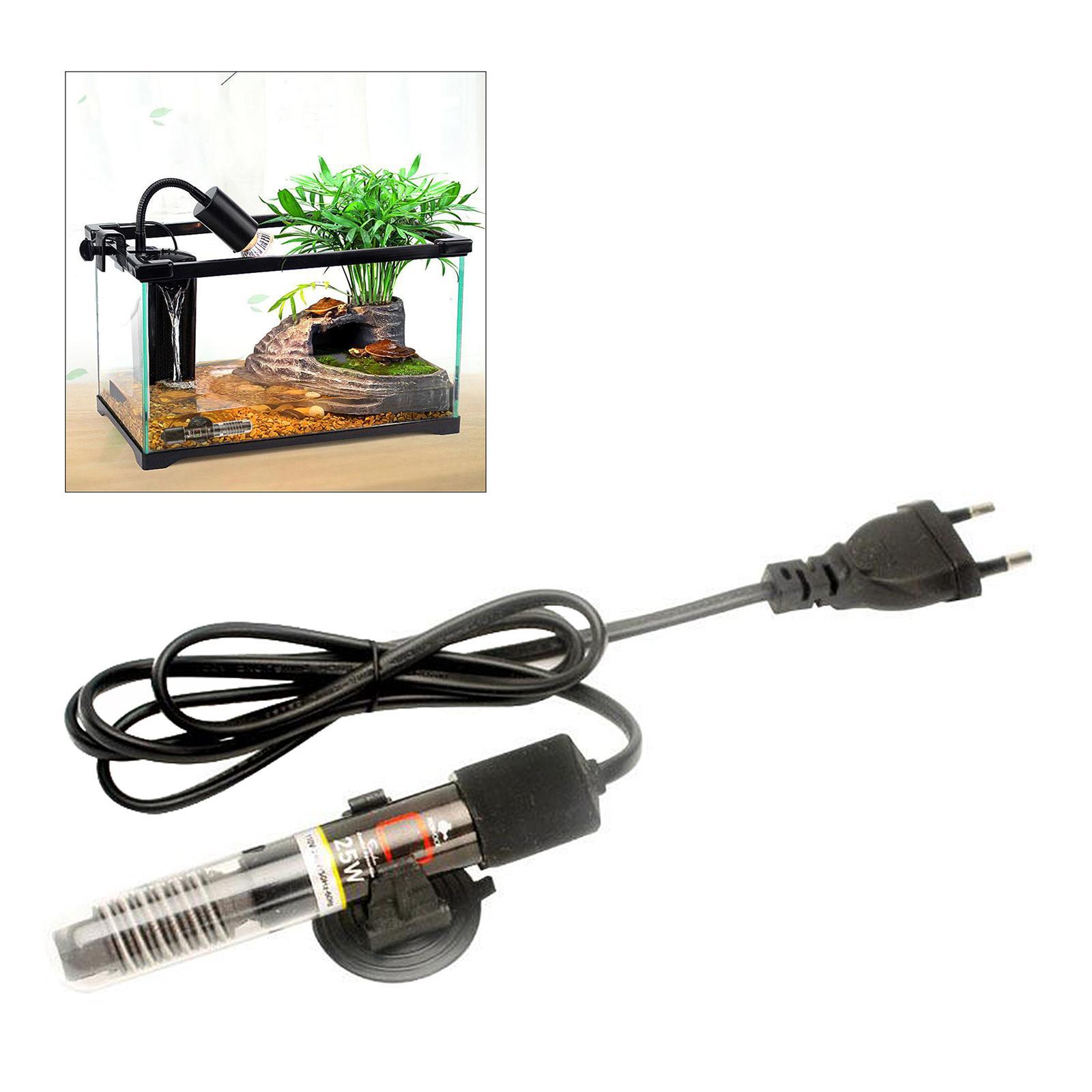 Small Aquarium Heater Submersible for Freshwater Marine EU Plug