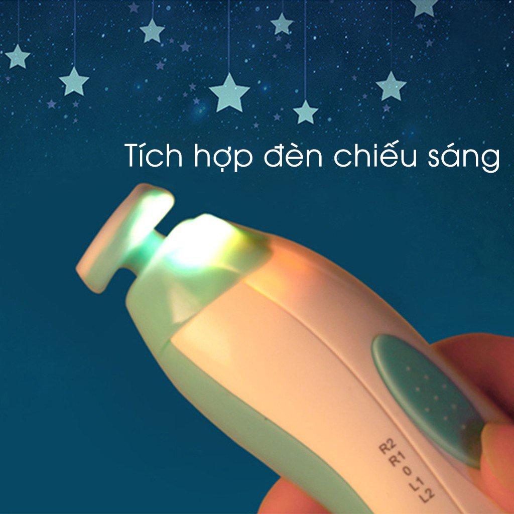 Bộ Cắt Móng Tay An Toàn Cho Bé thông minh tiện dụng, Máy mài dũa móng tay, móng chân chuyên dụng cho trẻ em TỪ 0 TUỔI.