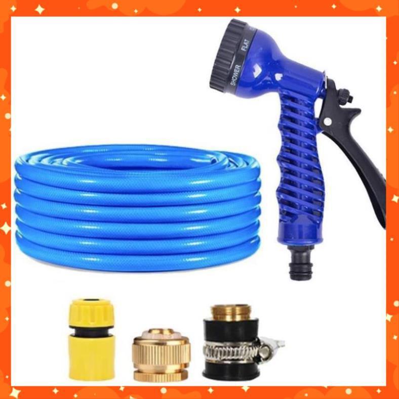 Bộ dây và vòi xịt tăng áp lực nước,rửa xe, tưới cây 7-10m  206843