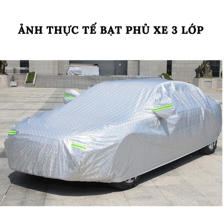 Bạt Phủ Xe Ô Tô Mazda 2, Mazda 3, Mazda 6, CX5, CX8, CX9, BT50, Chất Liệu Bạt Tráng Nhôm 3 lớp
