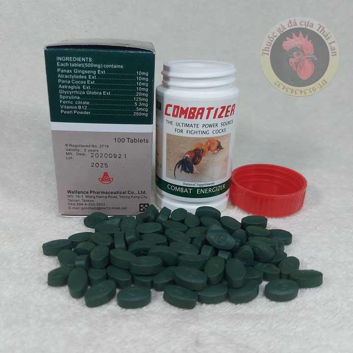 Thuốc nuôi gà cao cấp COMBATIZER - lọ chiếc lẻ 50 viên