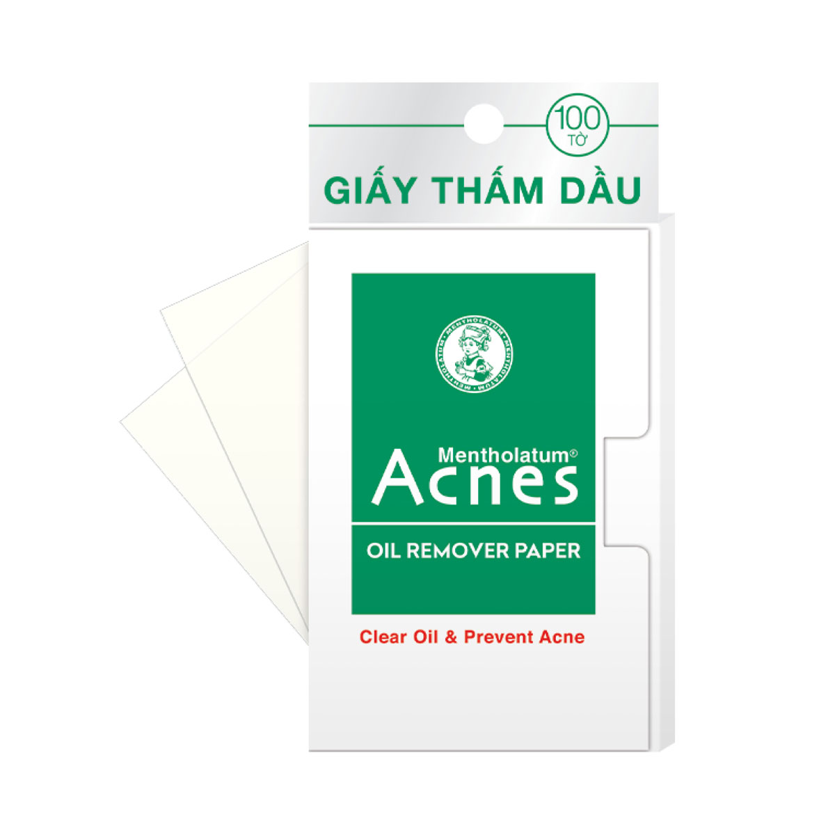 Giấy thấm dầu kiểm soát nhờn, ngừa mụn Acnes Oil Remover Paper 100 tờ