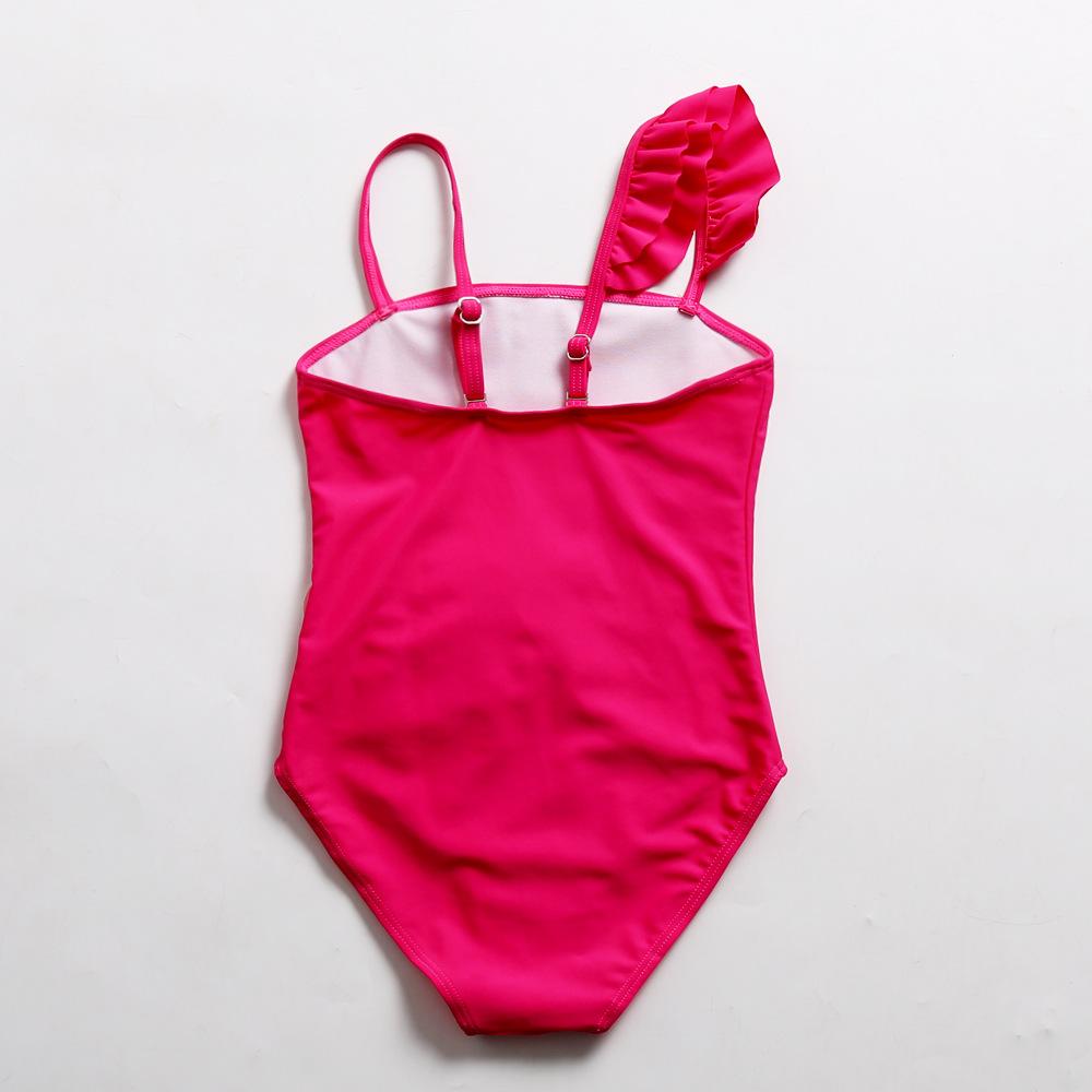 Mùa hè Trẻ Em Một Mảnh Xù Treo Áo Bé Gái Đồ Bơi Hoạt Hình Thiên Nga Ngọt Ngào Trẻ Em Đồ Bơi Bé Gái Trang Phục