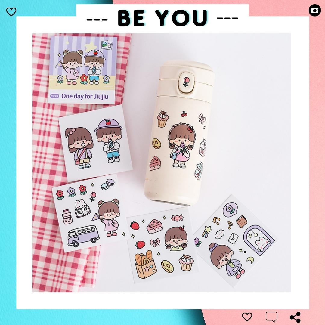 Sticker Cute, Hình Dán Dễ Thương Trang Trí - S01