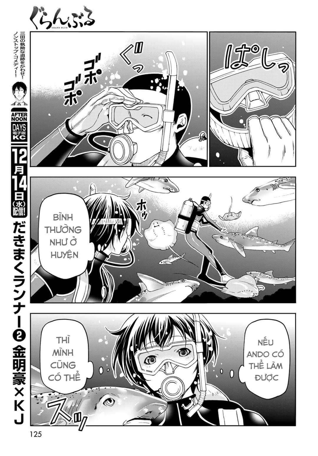 cô gái thích lặn - grand blue chapter 81 32