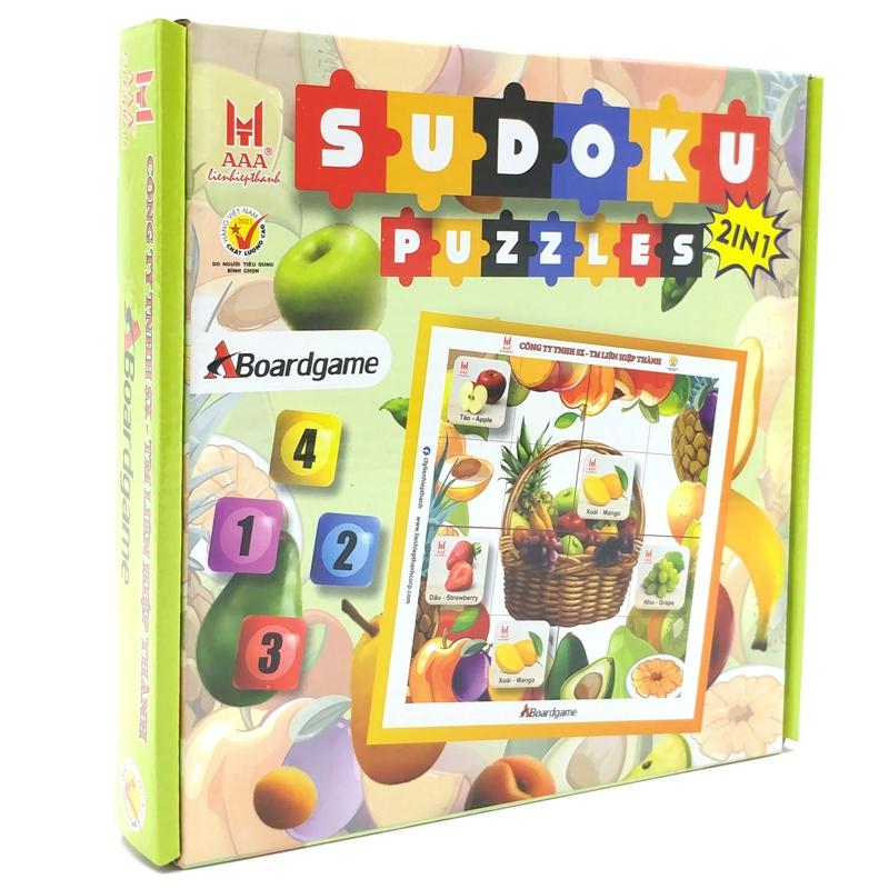 Trò Chơi Sudoku Puzzle 2 Trong 1 LHT - Trái Cây